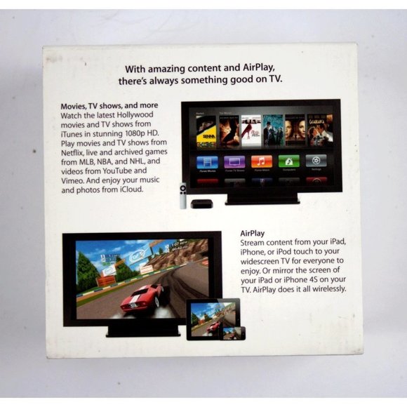 Apple TV (3rd Generation) 8GB Digital HD Media Streamer - Black Model A1469 - Picture 5 of 6